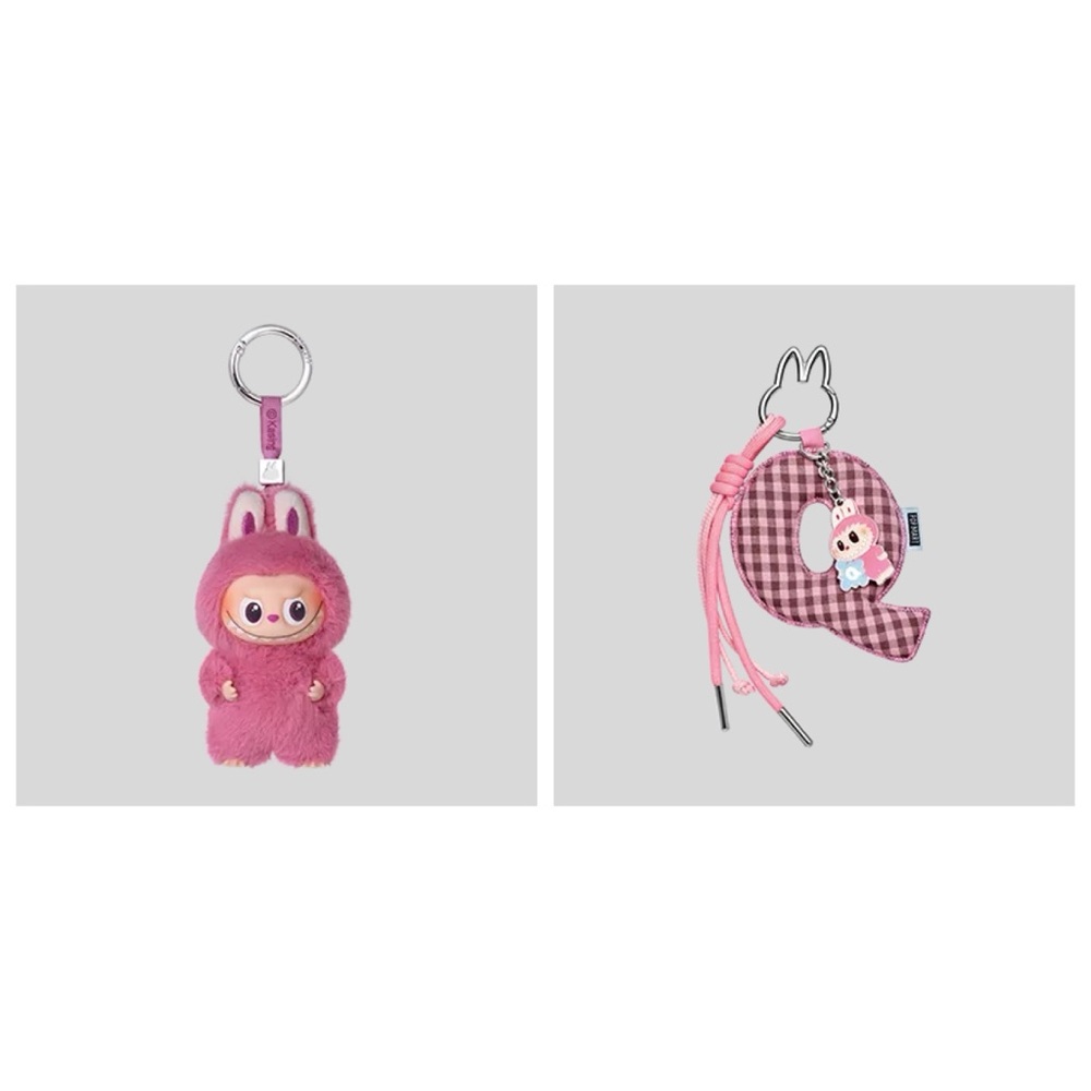Bundle of Labubu Pin for Love plush pendant and keychain // Q